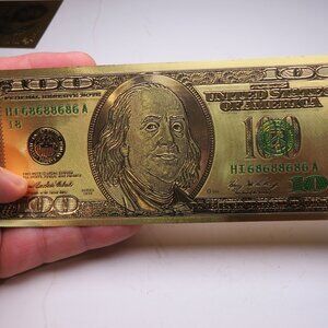 24k United State $100 Bill Collection